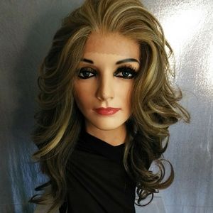 Voluminous Natural  Lace Wig